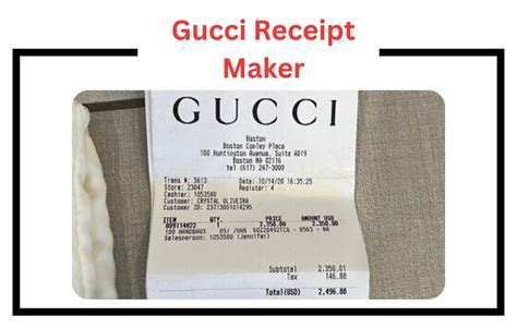 buying gucci and receipt|gucci receipt generator free.